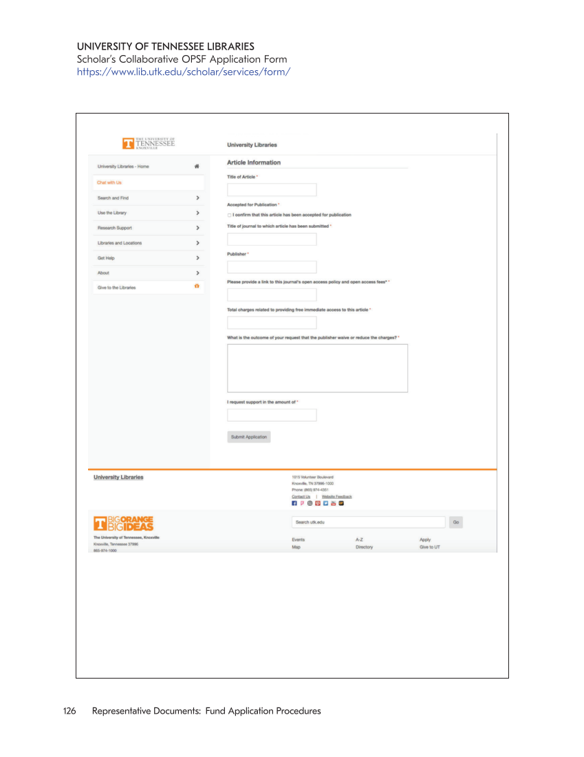 SPEC Kit 353: Funding Article Processing Charges (November 2016) page 126