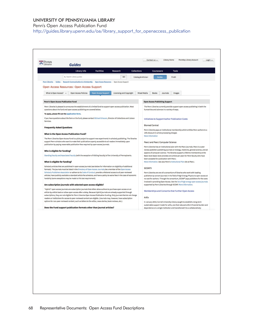 SPEC Kit 353: Funding Article Processing Charges (November 2016) page 68