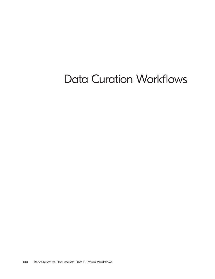 SPEC Kit 354: Data Curation (May 2017) page 100