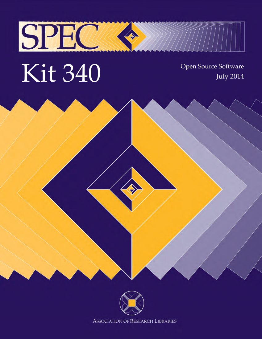 SPEC Kit 340: Open Source Software (July 2014) page 1