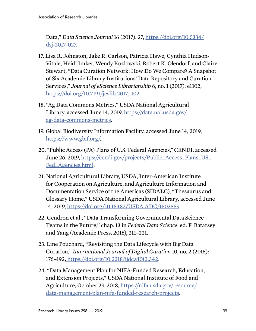 Research Library Issues, no. 298 (2019): The Data Science Revolution page 39