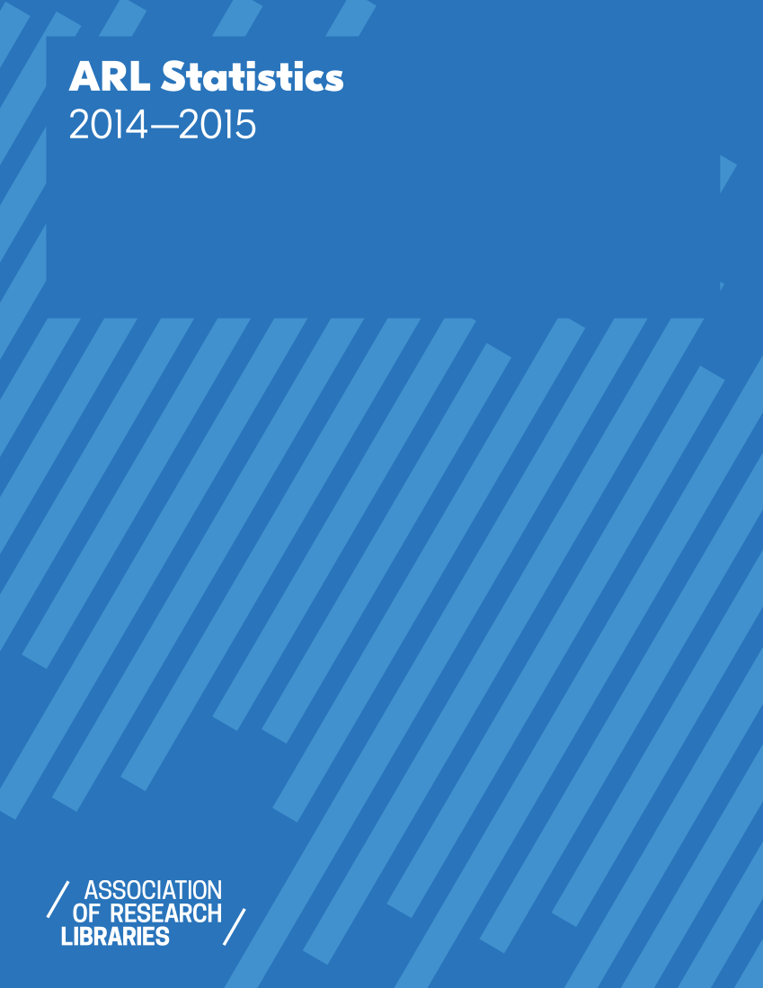 ARL Statistics 2014-2015 page I