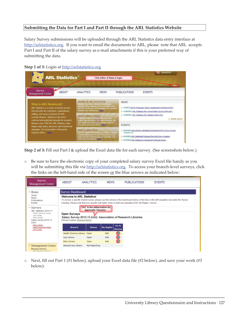 ARL Annual Salary Survey 2012–2013 page 127
