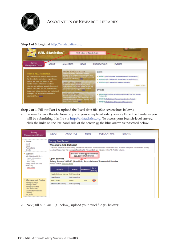 ARL Annual Salary Survey 2012–2013 page 136