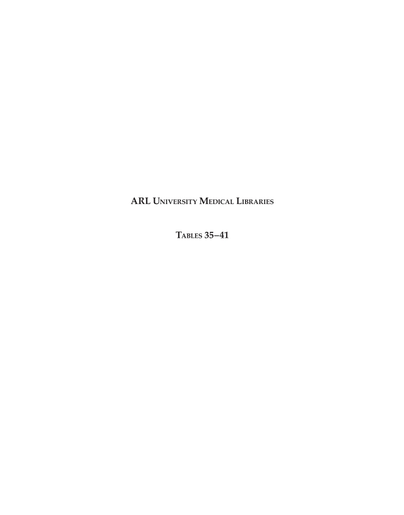 ARL Annual Salary Survey 2009–2010 page 65