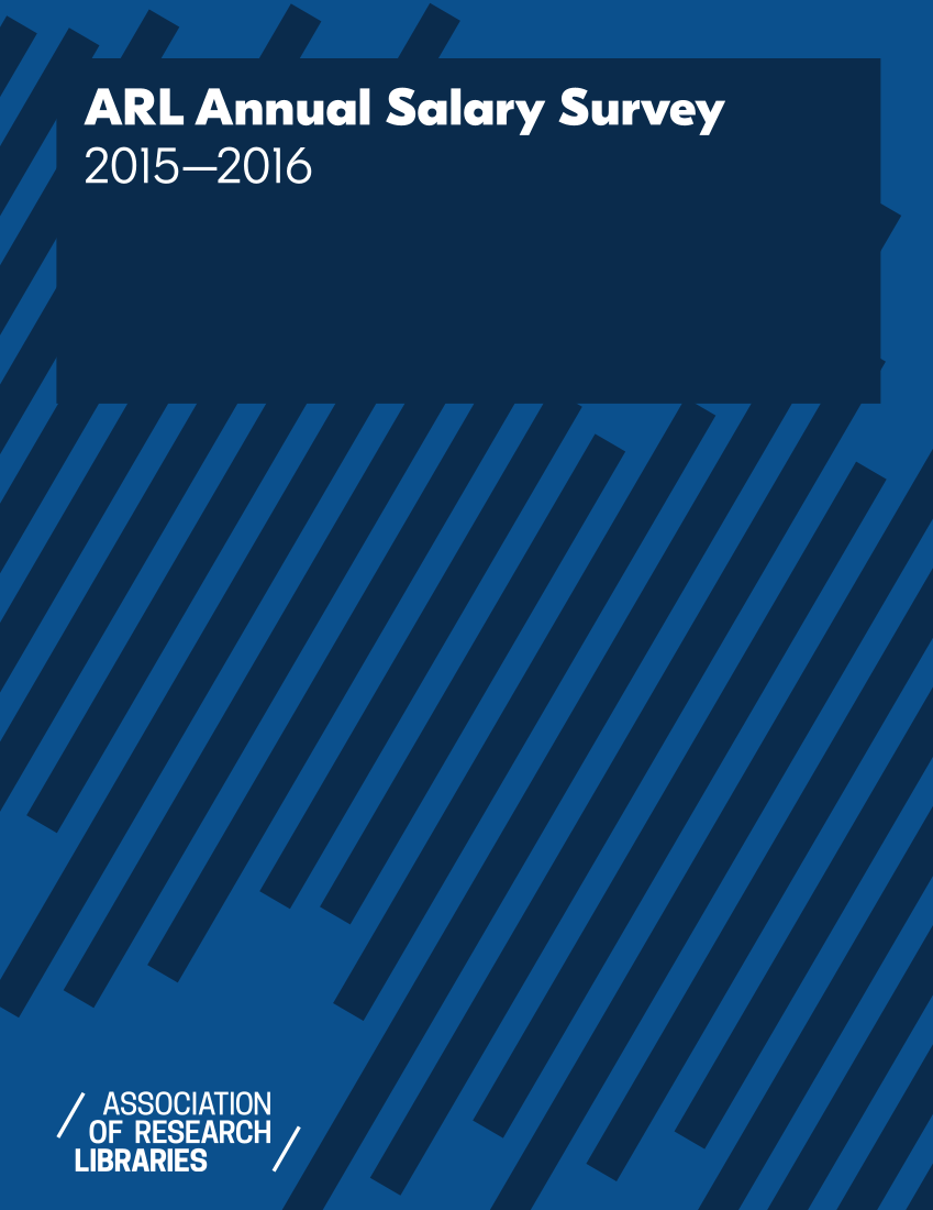 ARL Annual Salary Survey 2015–2016 page I