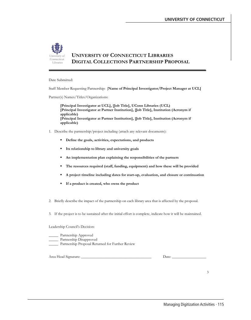 SPEC Kit 294: Managing Digitization Activities (September 2006) page 115