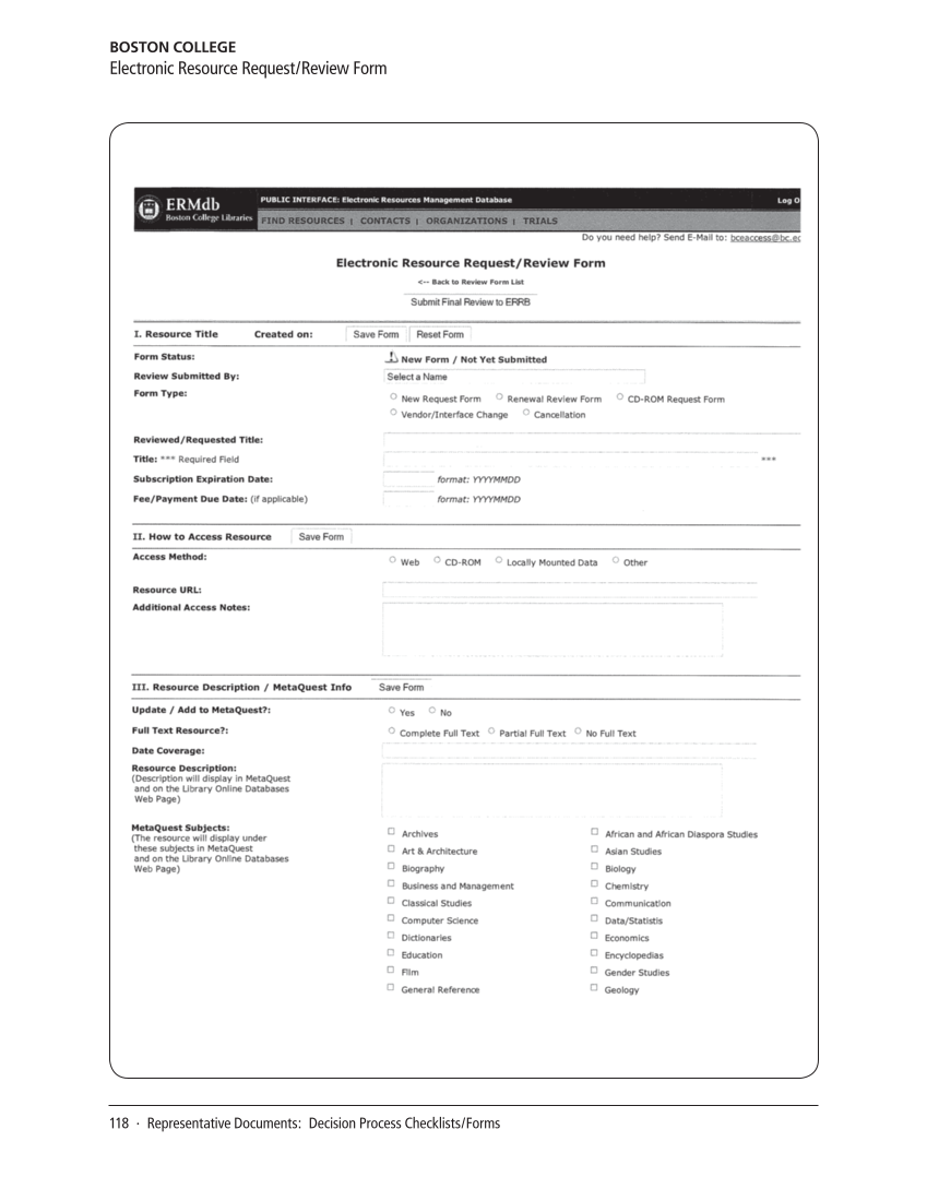 SPEC Kit 316: Evaluating E-resources (July 2010) page 118