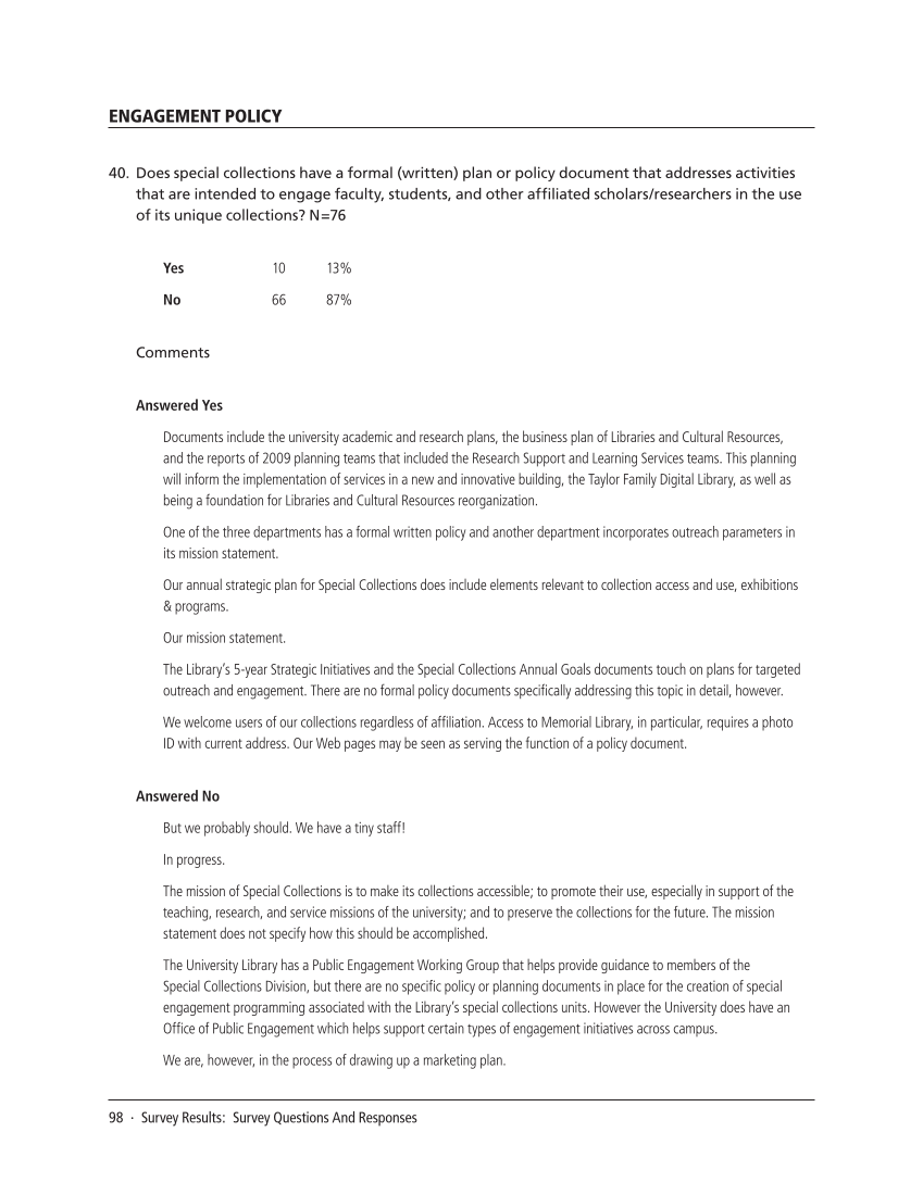 SPEC Kit 317: Special Collections Engagement (August 2010) page 98