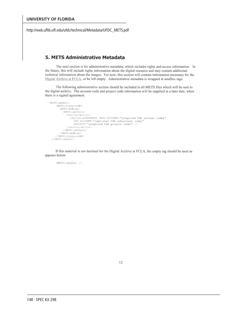 SPEC Kit 298: Metadata (July 2007) page 148