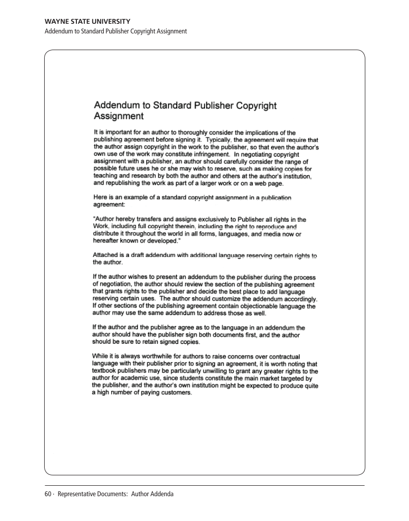 SPEC Kit 310: Author Addenda (July 2009) page 60