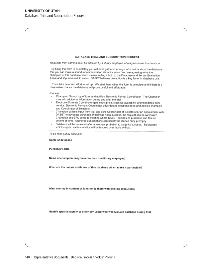 SPEC Kit 316: Evaluating E-resources (July 2010) page 140