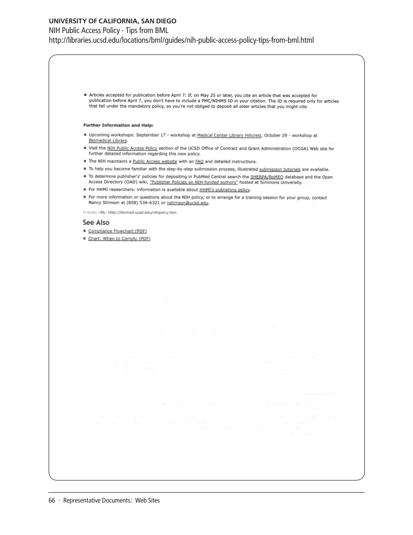 SPEC Kit 311: Public Access Policies (August 2009) page 66