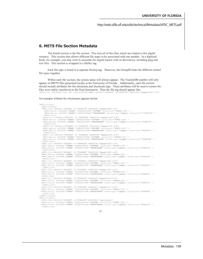 SPEC Kit 298: Metadata (July 2007) page 149