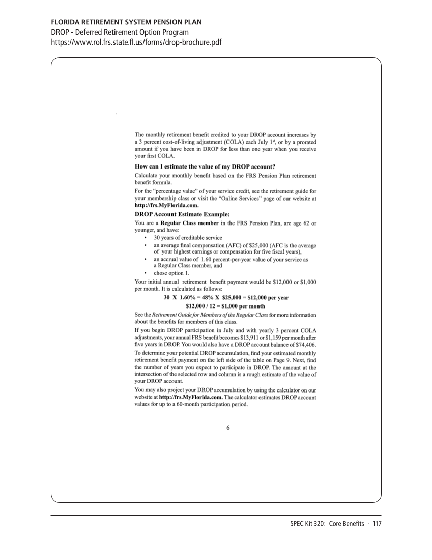 SPEC Kit 320: Core Benefits (November 2010) page 117