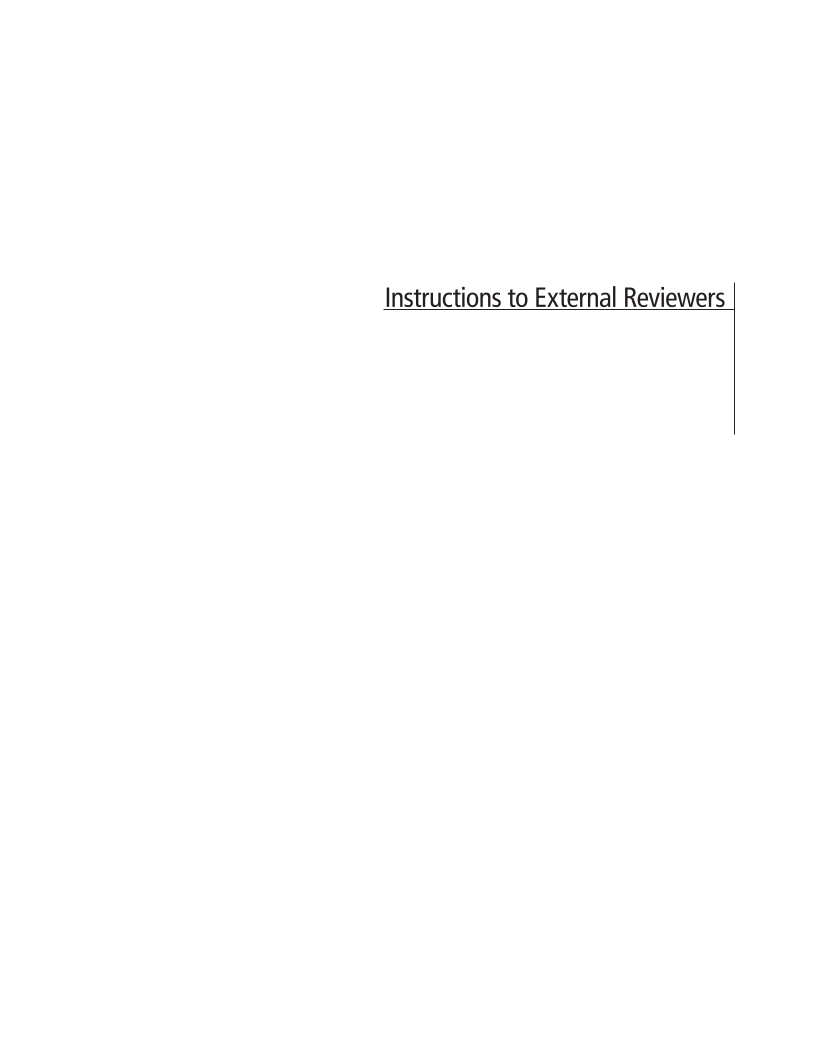 SPEC Kit 293: External Review for Promotion and Tenure (August 2006) page 81