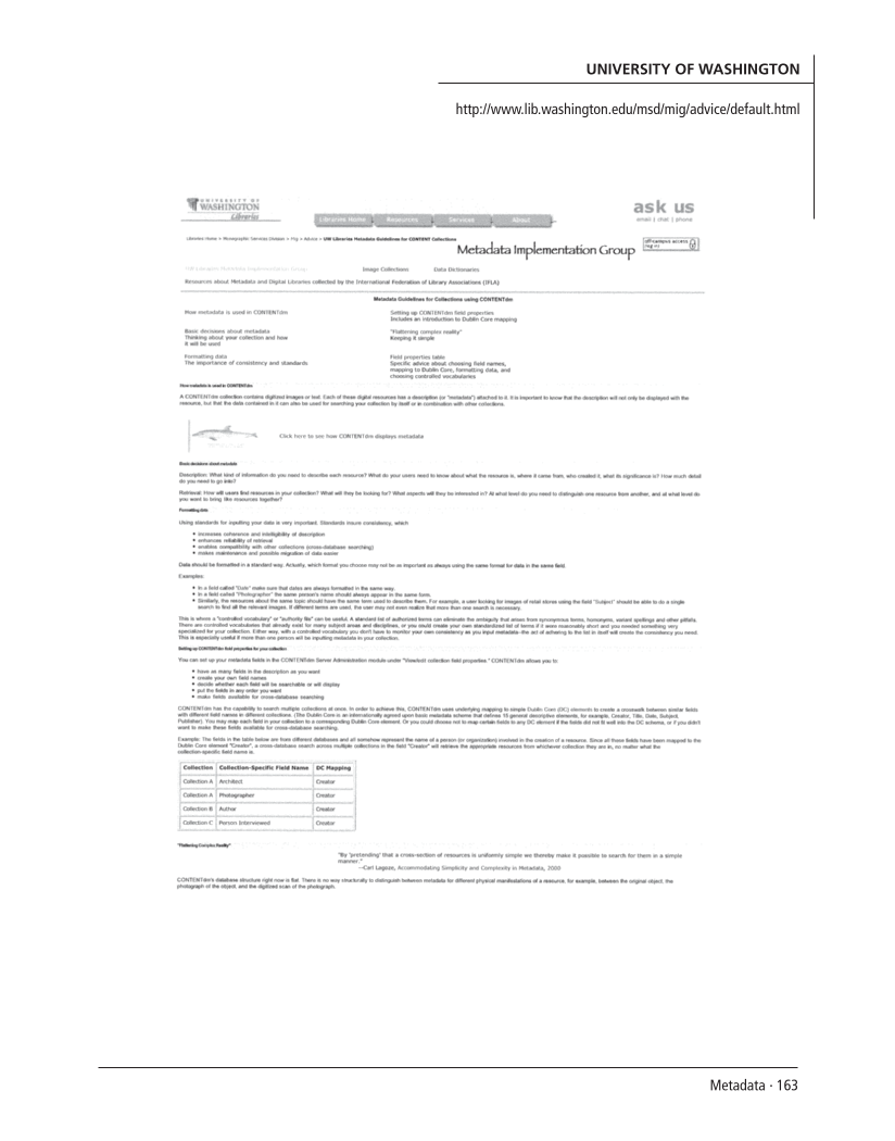 SPEC Kit 298: Metadata (July 2007) page 163