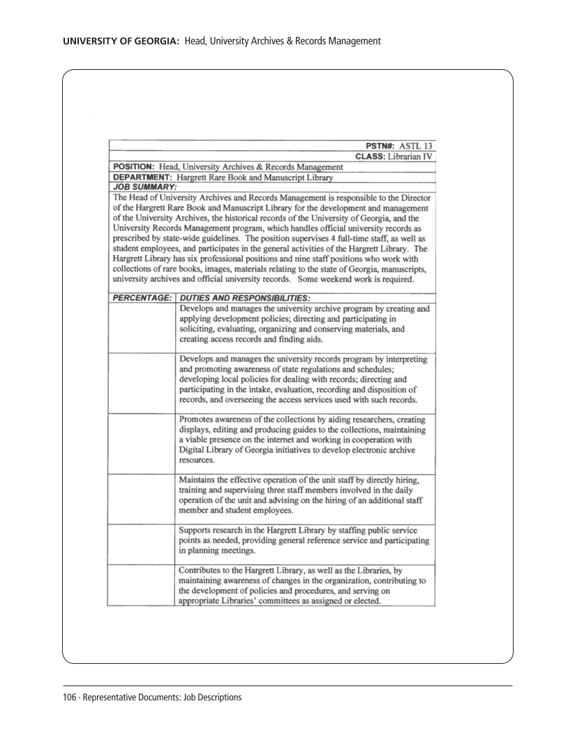 SPEC Kit 305: Records Management (August 2008) page 106