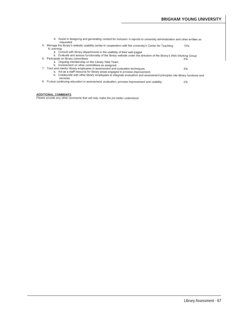 SPEC Kit 303: Library Assessment (December 2007) page 67