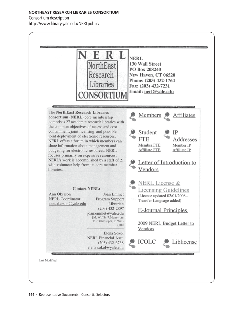 SPEC Kit 316: Evaluating E-resources (July 2010) page 144