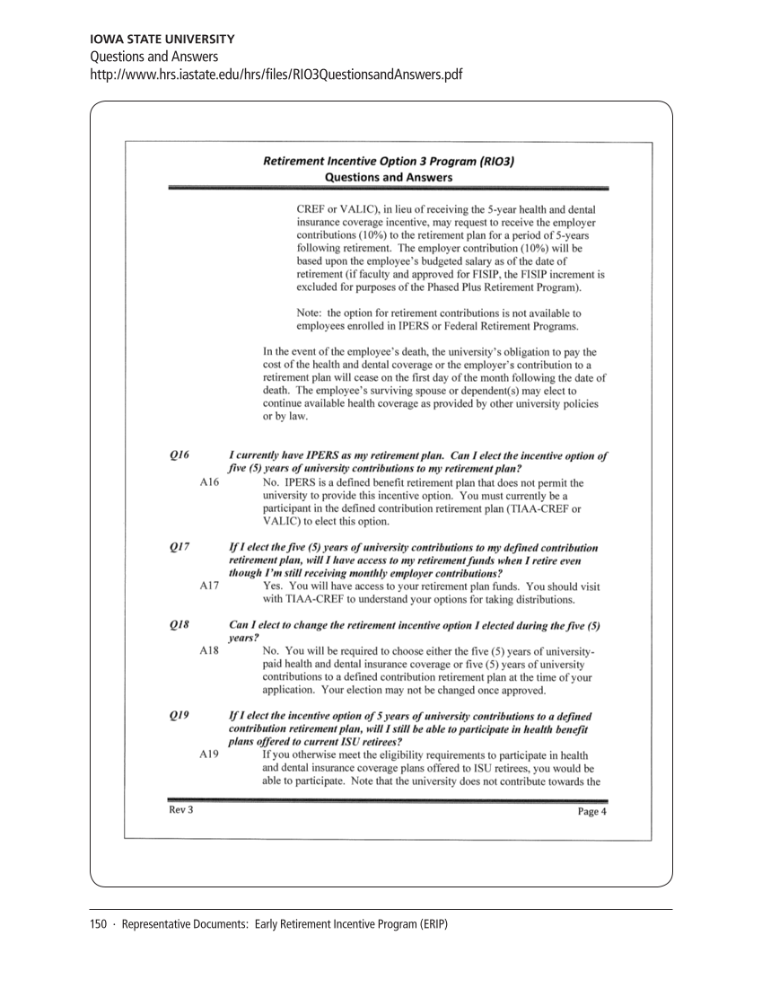 SPEC Kit 320: Core Benefits (November 2010) page 150