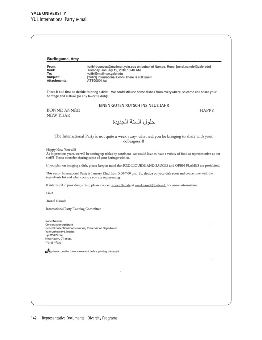 SPEC Kit 319: Diversity Plans and Programs (October 2010) page 142