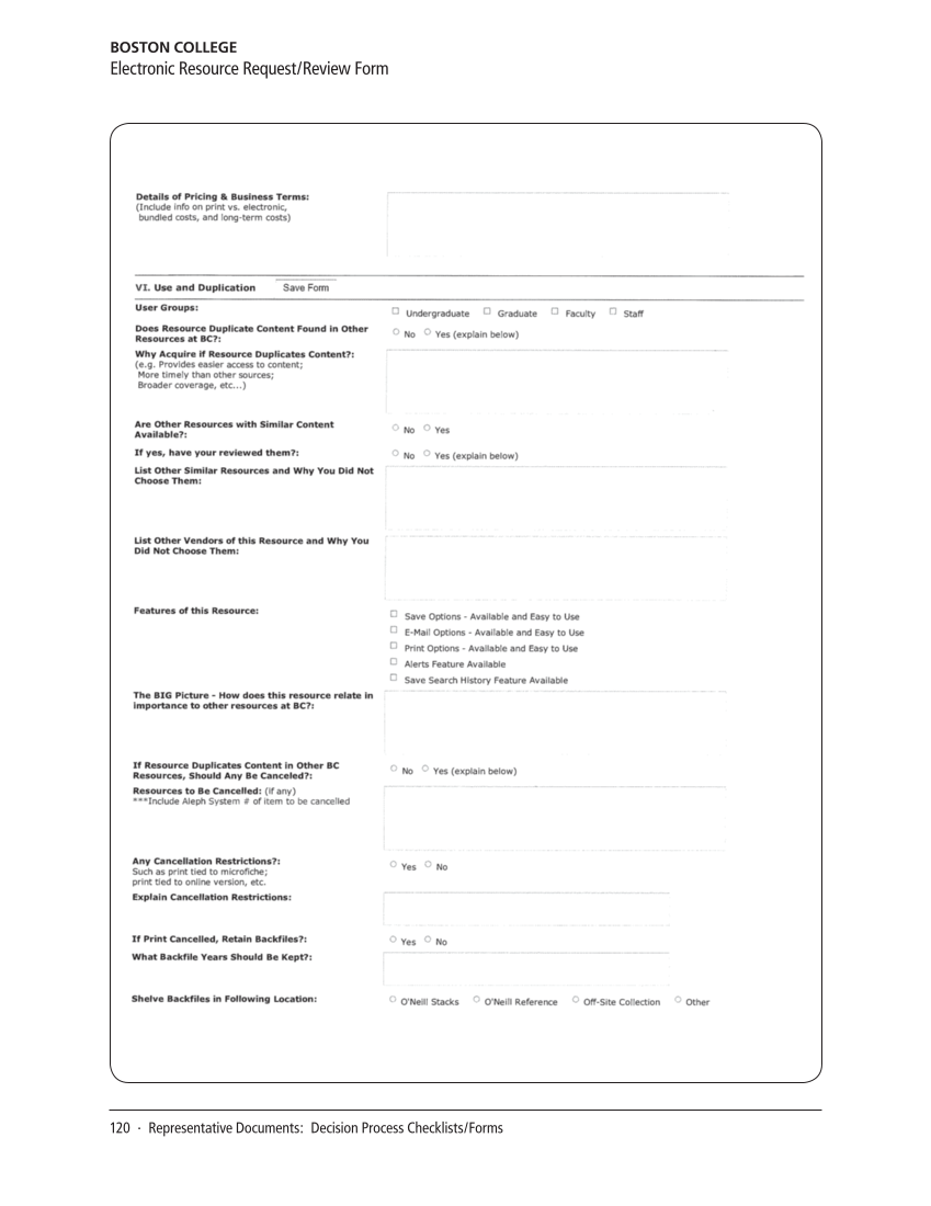 SPEC Kit 316: Evaluating E-resources (July 2010) page 120