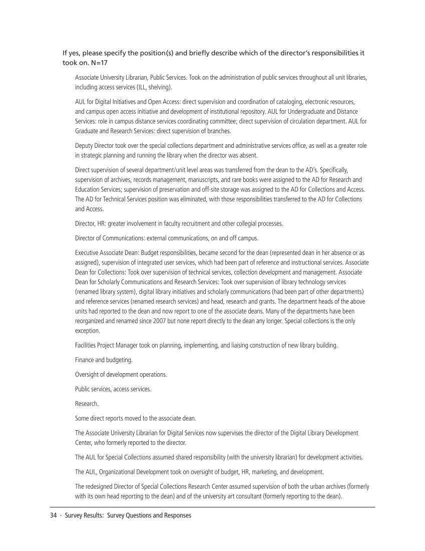 SPEC Kit 331: Changing Role of Senior Administrators (October 2012) page 34