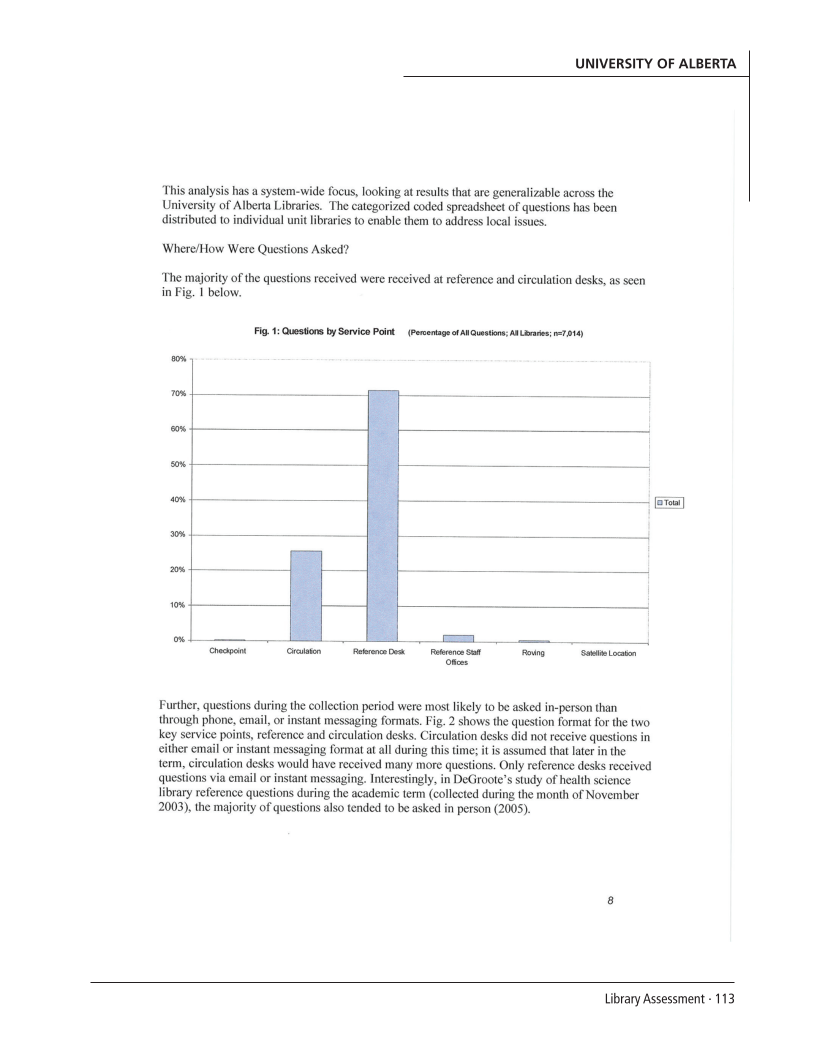 SPEC Kit 303: Library Assessment (December 2007) page 113