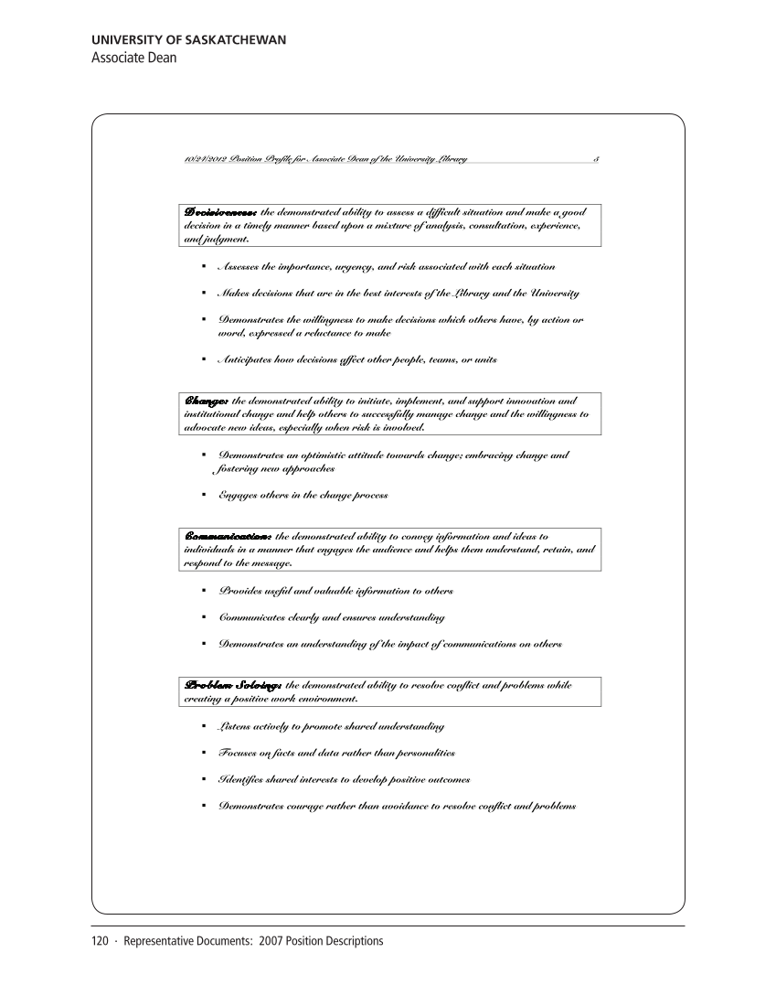 SPEC Kit 331: Changing Role of Senior Administrators (October 2012) page 120