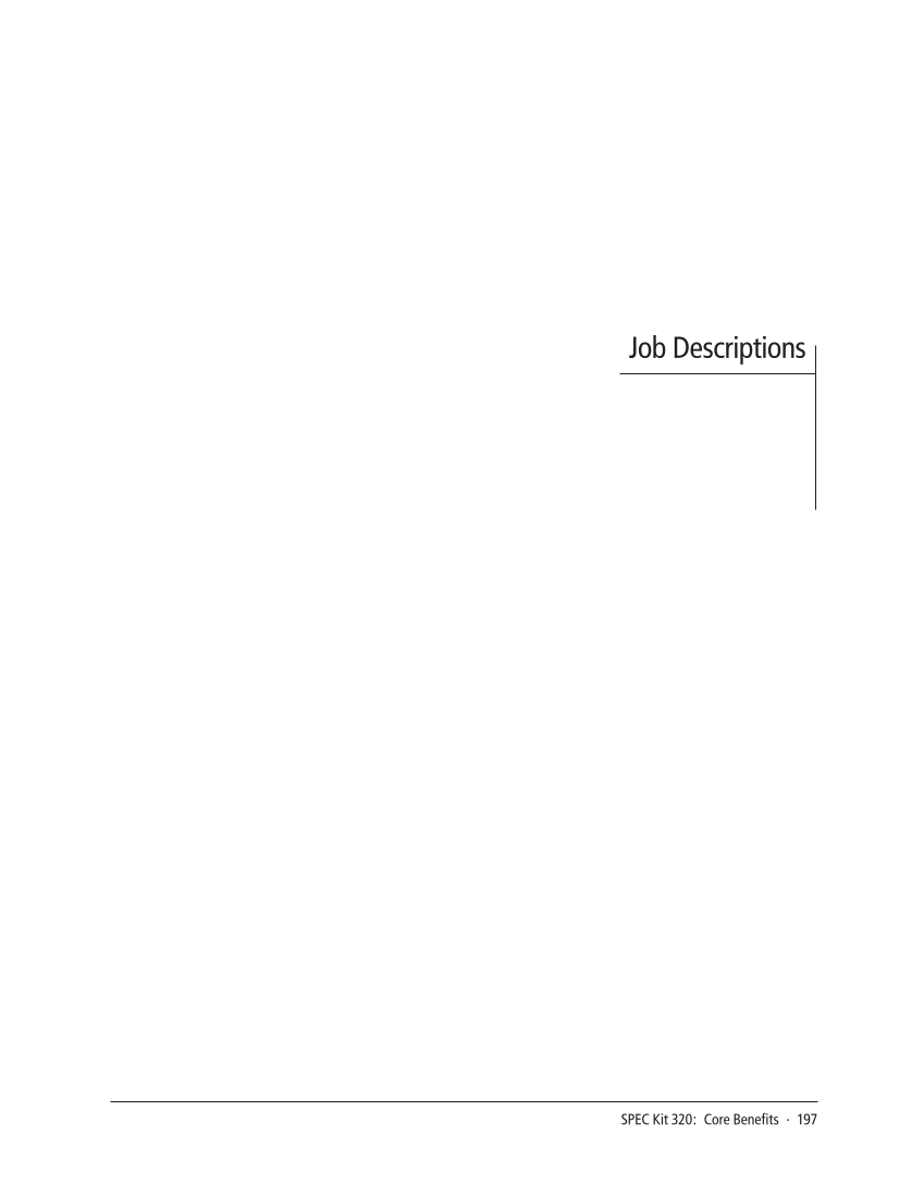 SPEC Kit 320: Core Benefits (November 2010) page 197