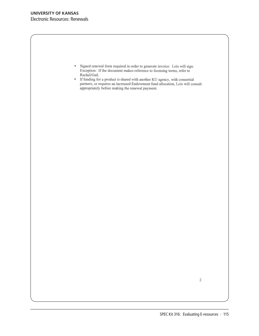 SPEC Kit 316: Evaluating E-resources (July 2010) page 115