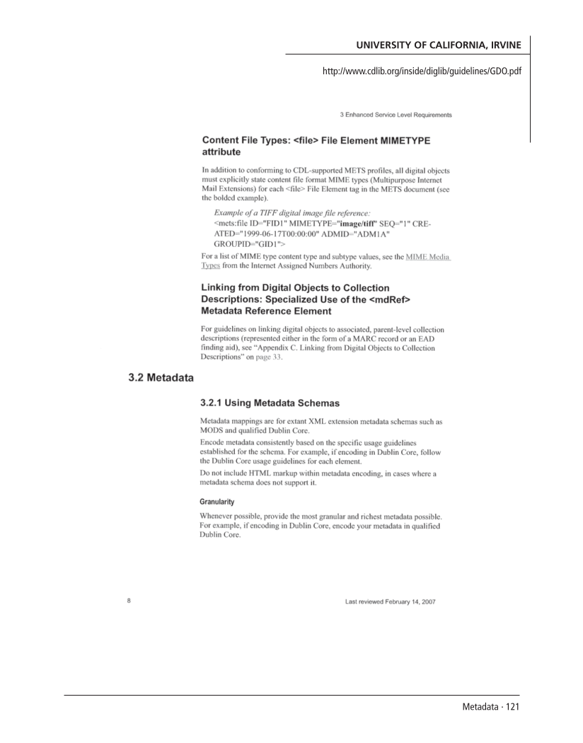 SPEC Kit 298: Metadata (July 2007) page 121