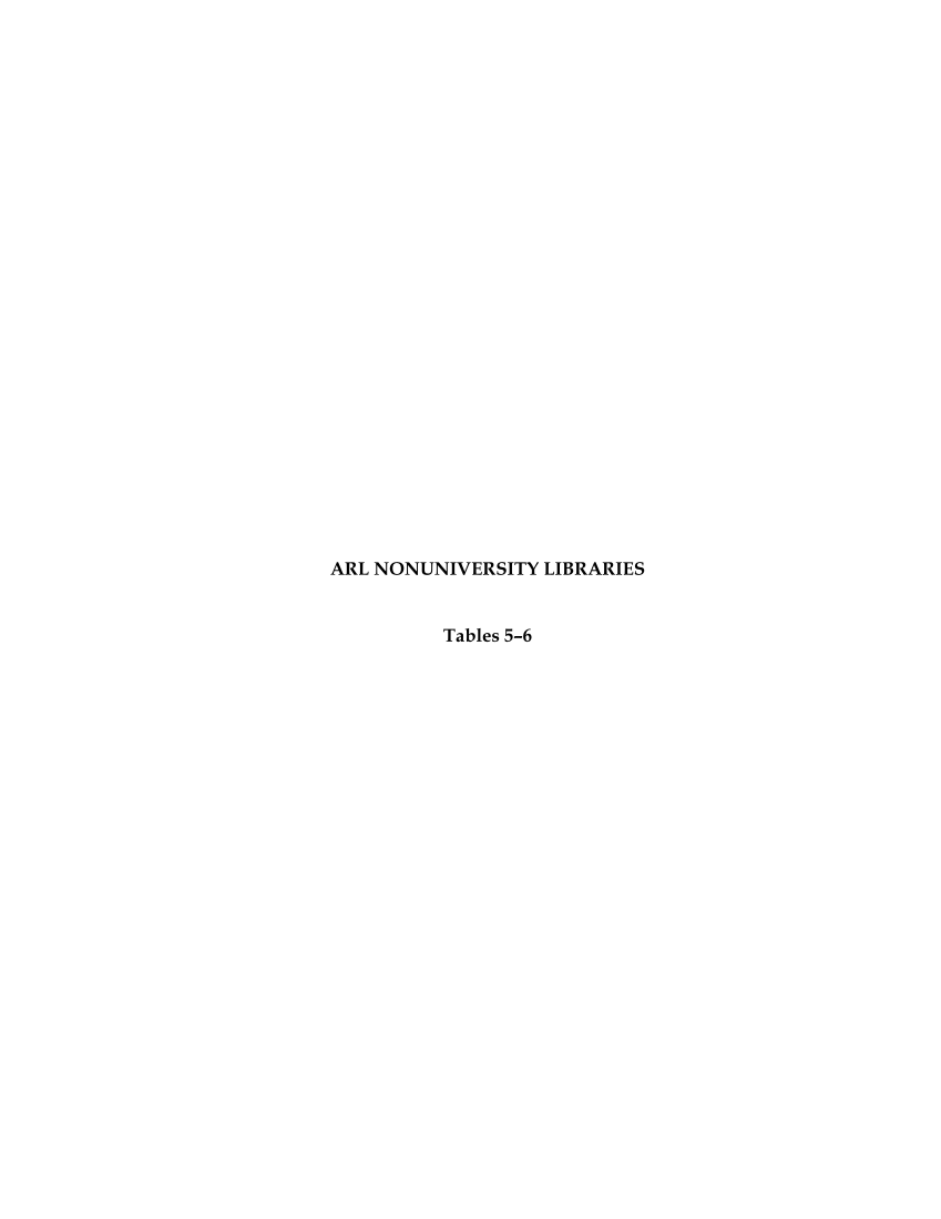 ARL Annual Salary Survey 2005–2006 page 23