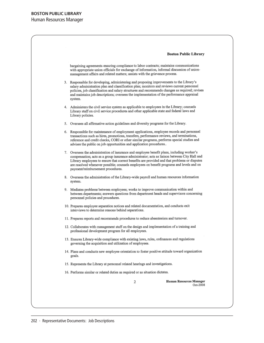 SPEC Kit 320: Core Benefits (November 2010) page 202