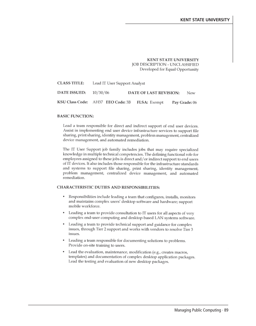 SPEC Kit 302: Managing Public Computing (November 2007) page 89