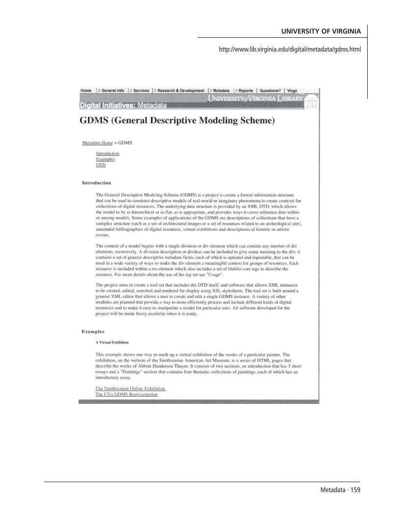 SPEC Kit 298: Metadata (July 2007) page 159