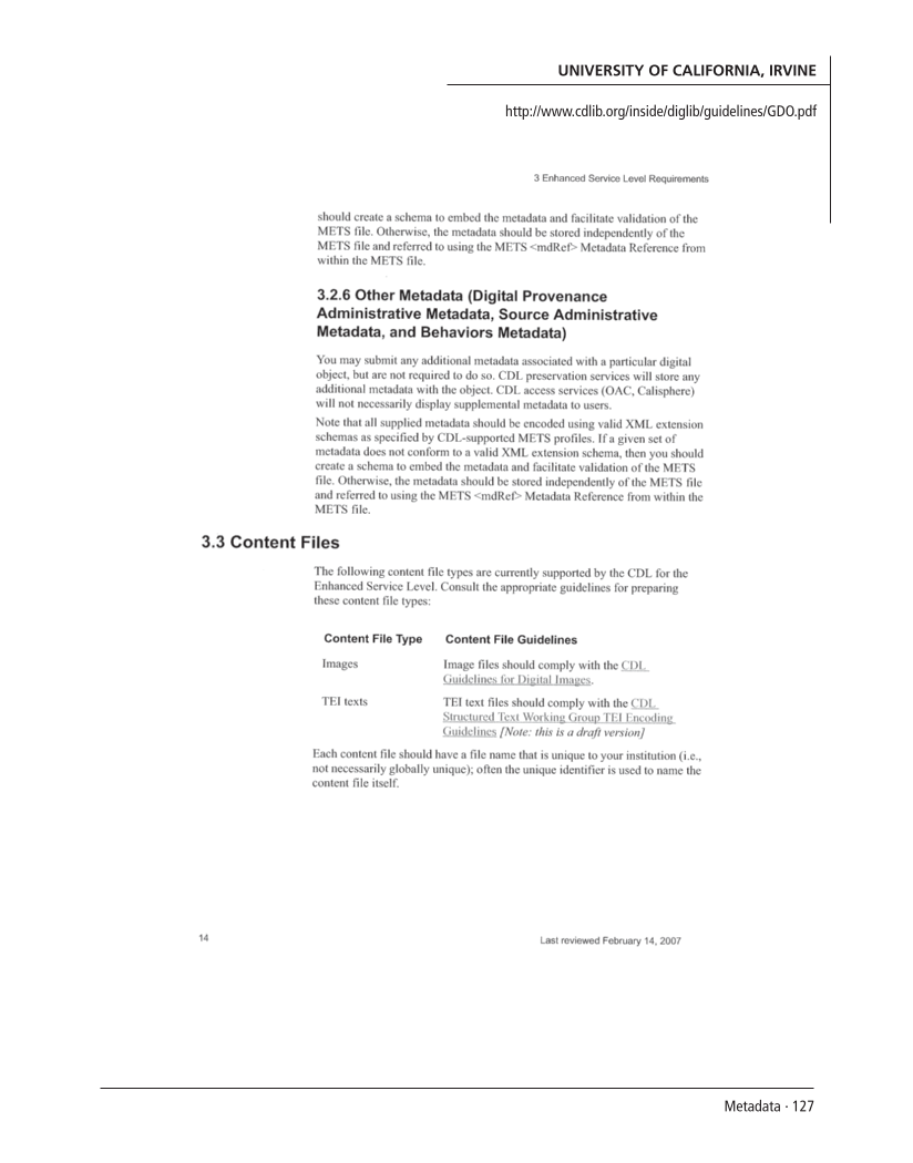 SPEC Kit 298: Metadata (July 2007) page 127