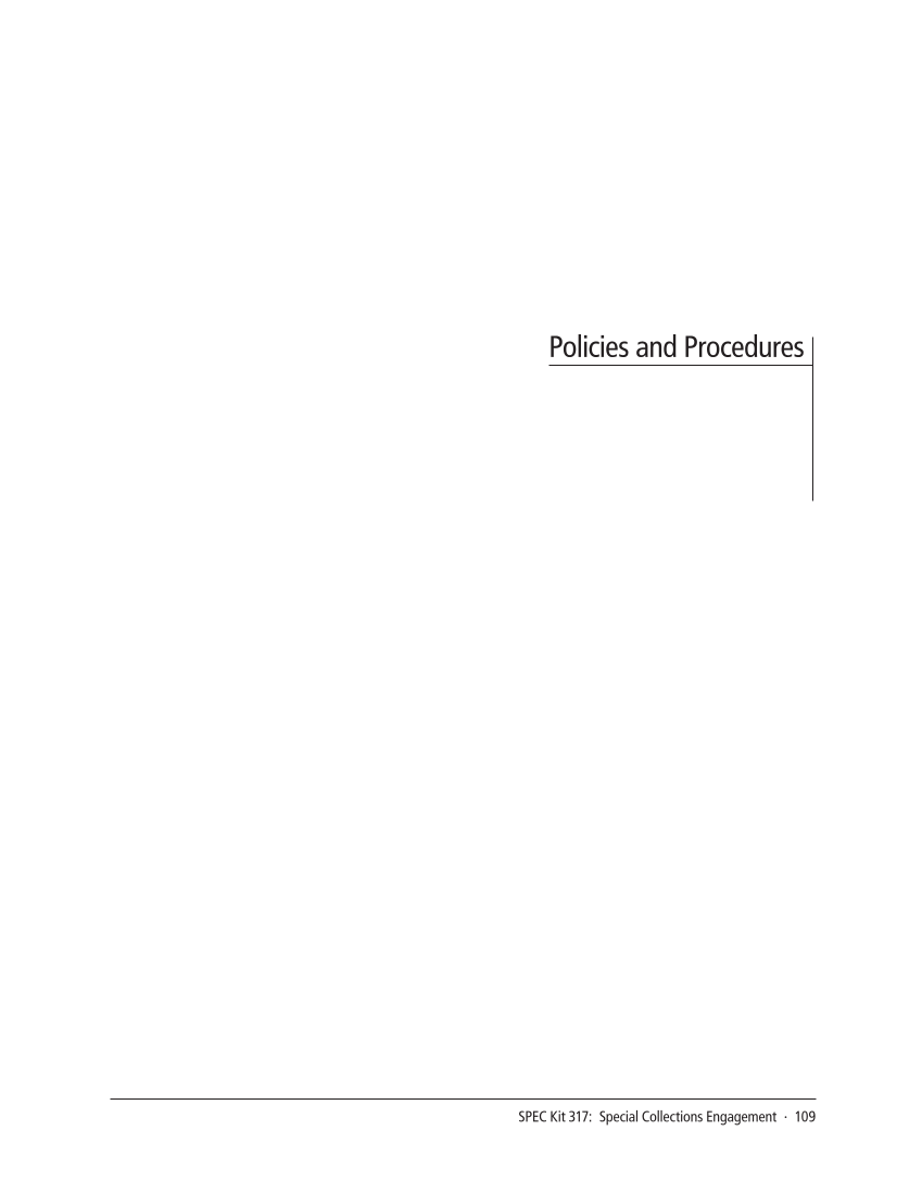 SPEC Kit 317: Special Collections Engagement (August 2010) page 109