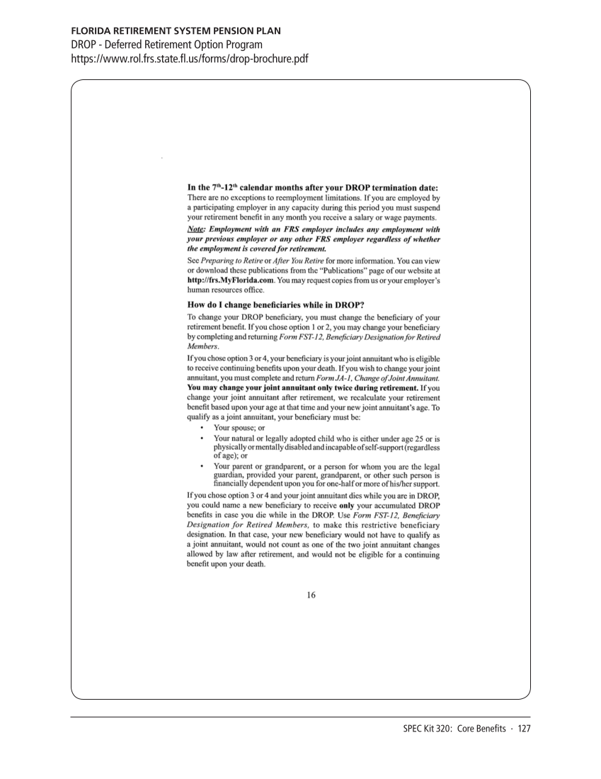 SPEC Kit 320: Core Benefits (November 2010) page 127