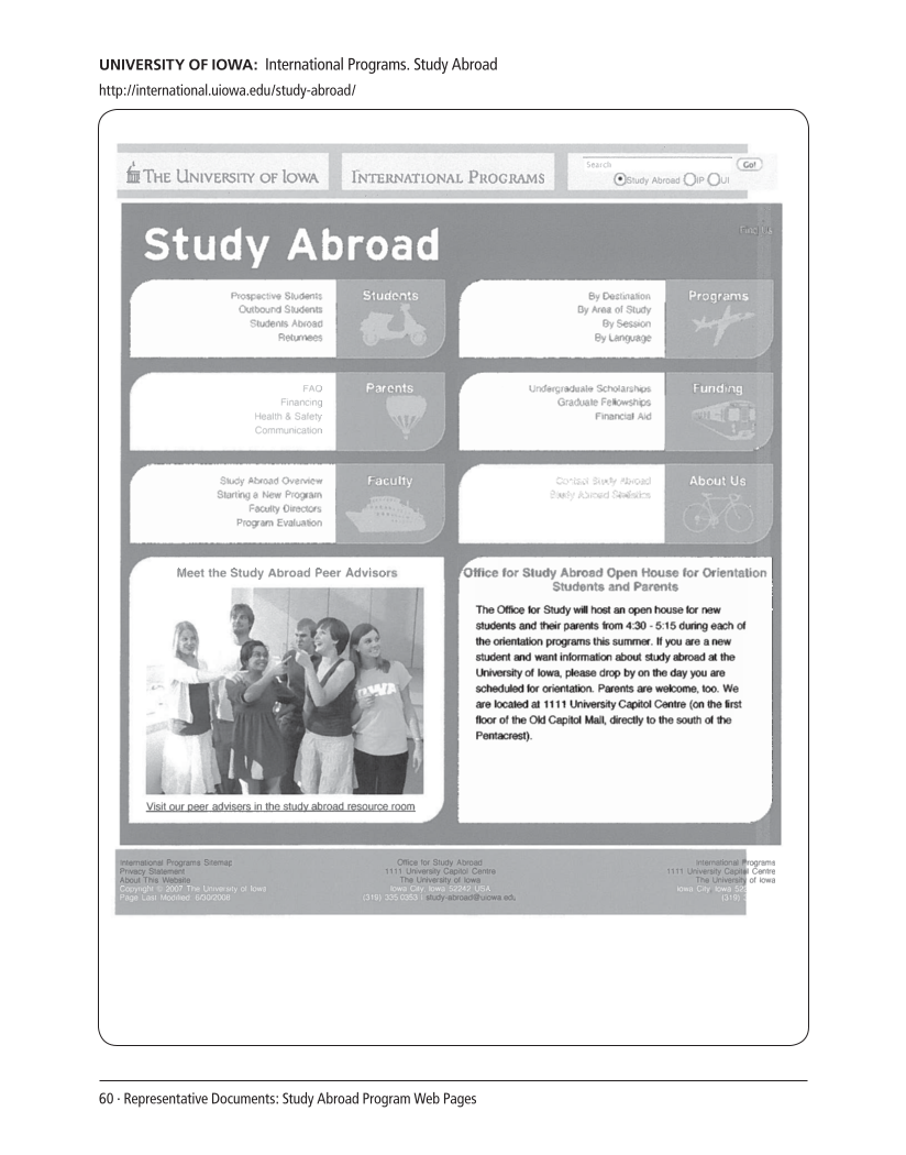 SPEC Kit 309: Library Support for Study Abroad (December 2008) page 60