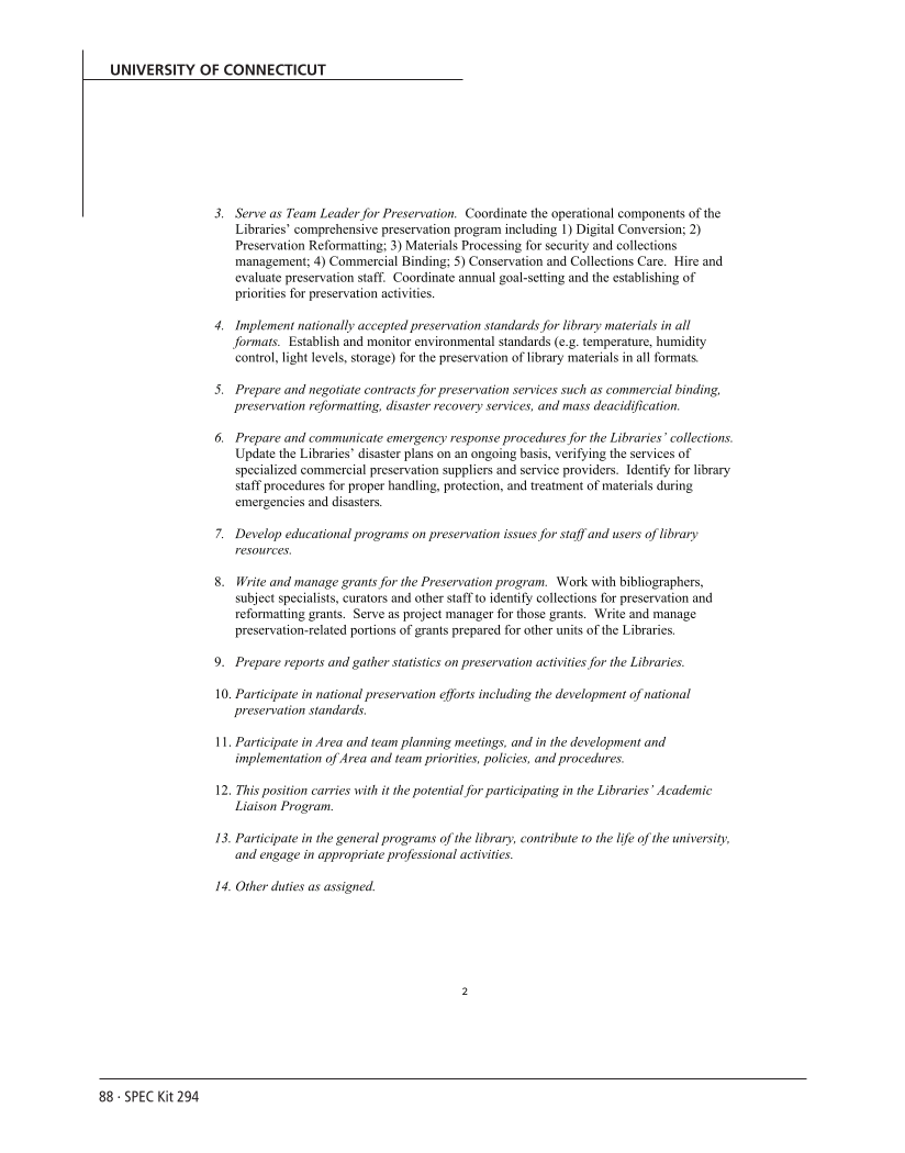 SPEC Kit 294: Managing Digitization Activities (September 2006) page 88