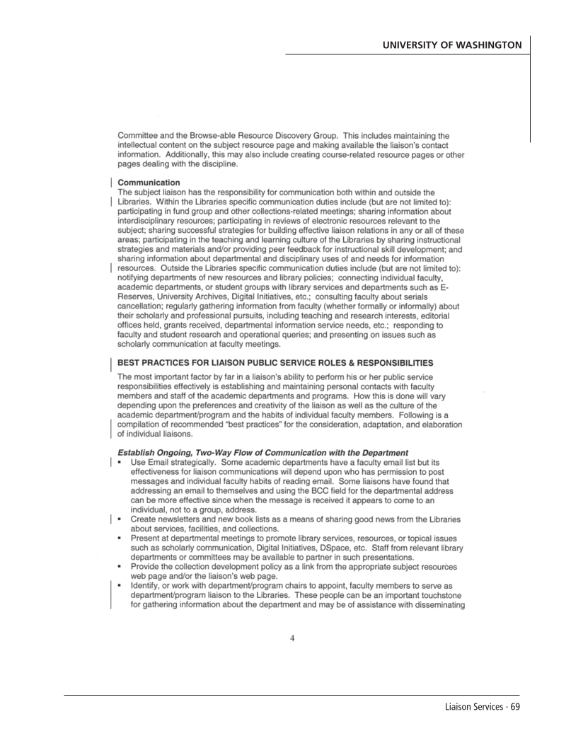 SPEC Kit 301: Liaison Services (October 2007) page 69