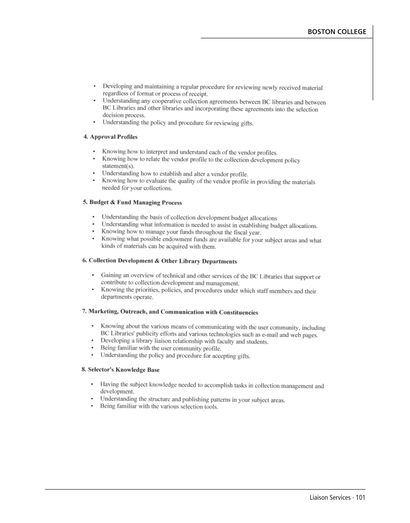 SPEC Kit 301: Liaison Services (October 2007) page 101