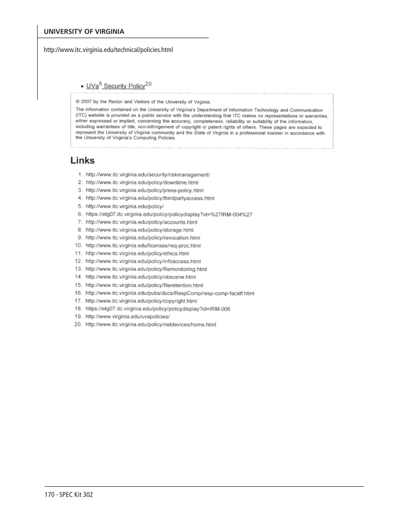 SPEC Kit 302: Managing Public Computing (November 2007) page 170